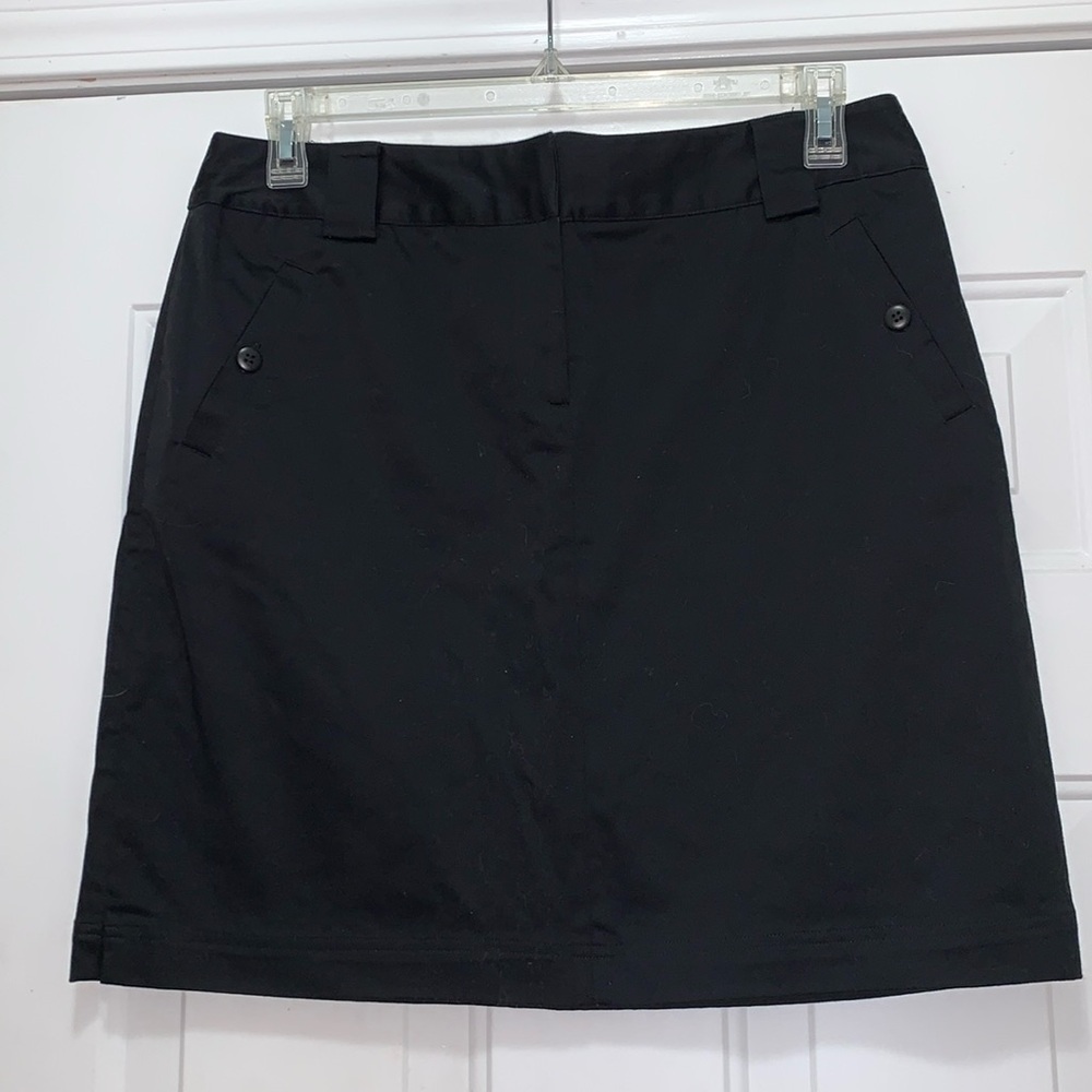 3/$15 August Silk black size 14 cotton skirt